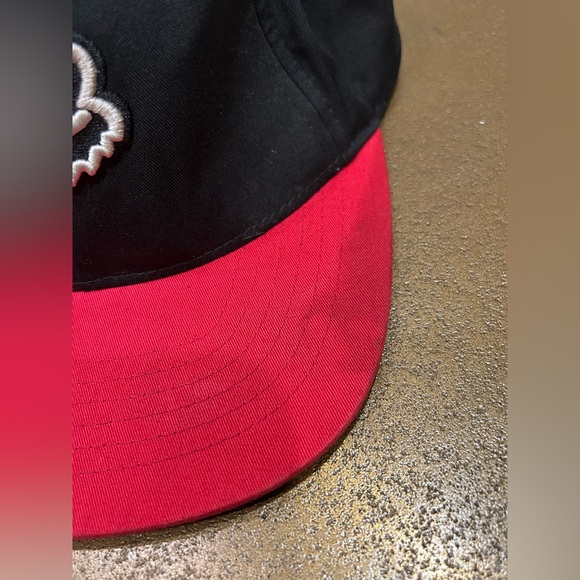 Fox Racing OSFA SnapBack Adjustable Hat Black & Red, Please Read - Picture 6 of 11